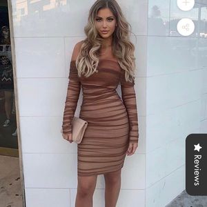 Catwalk Connection | Ruched Midi Dress